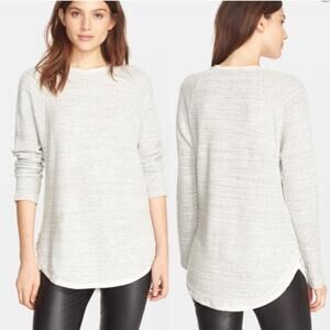 Vince Raglan sleeves exposed seams crew neck pullover Size Large